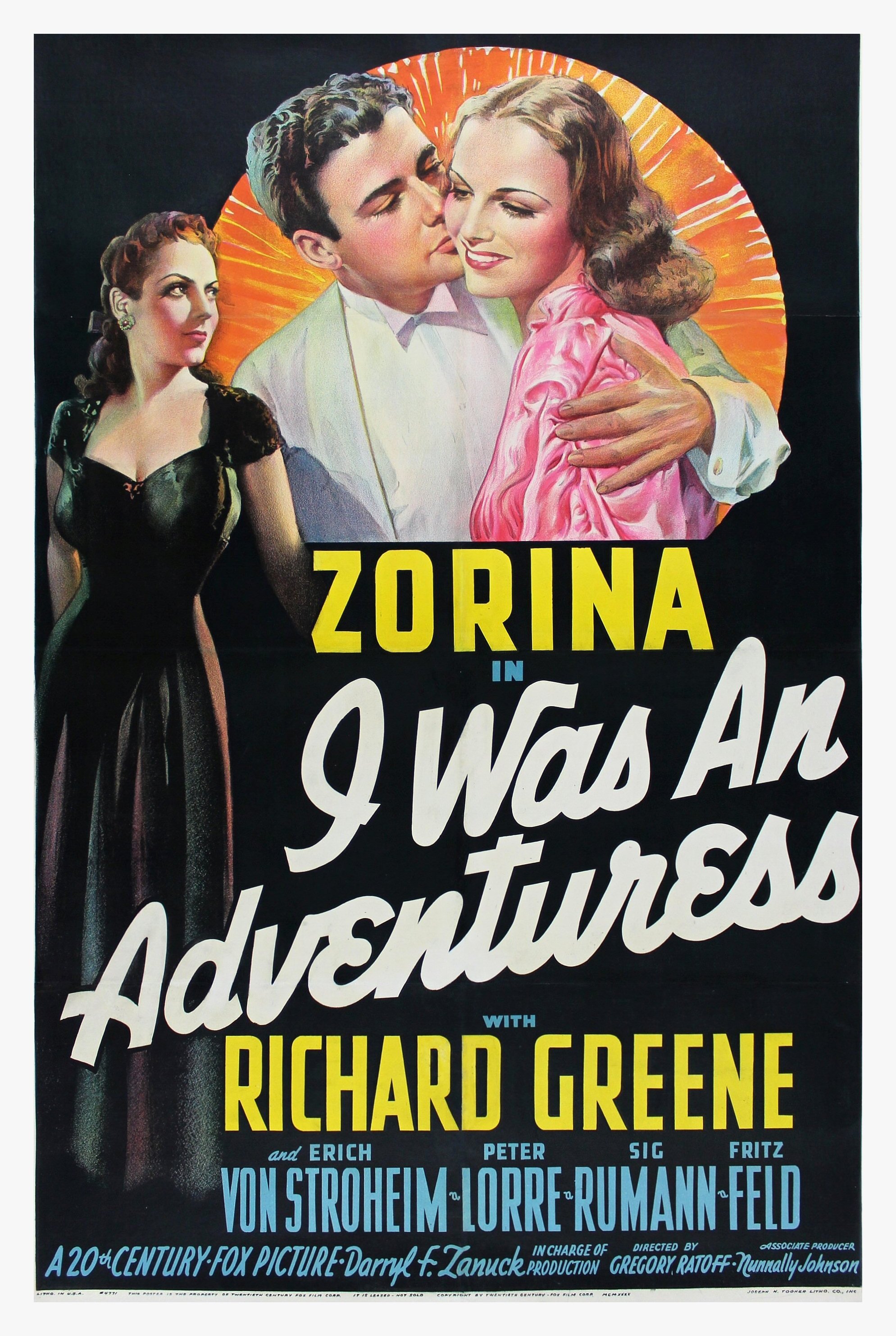 Постер I Was an Adventuress